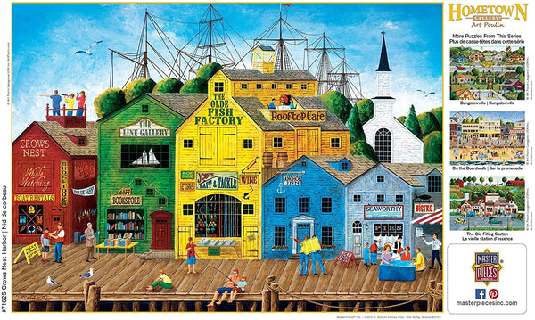 Masterpieces - Hometown Gallery - Crows Nest Harbor Jigsaw Puzzle (1000 Pieces)