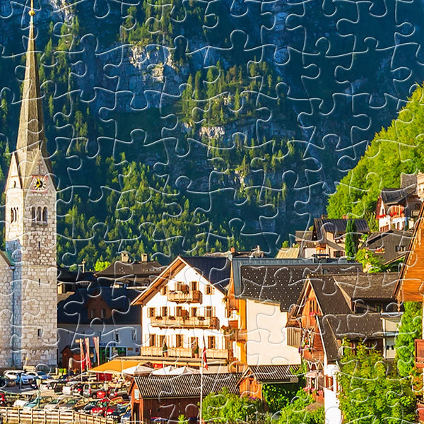 Pintoo - Lakeside Village of Hallstatt, Austria Plastic Jigsaw Puzzle (1000 Pieces)