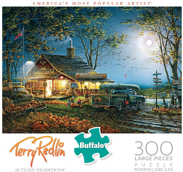 Buffalo Games - Terry Redlin - Autumn Traditions - 300 Large Piece Jigsaw Puzzle