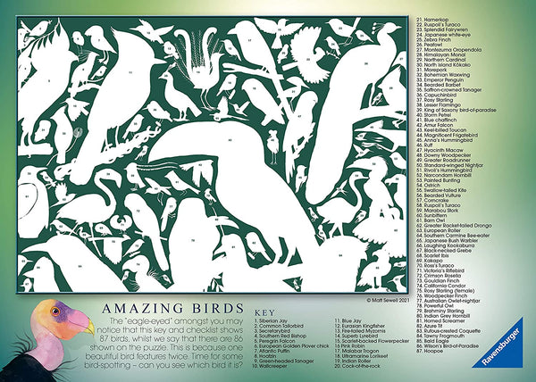 Ravensburger - Amazing Birds Jigsaw Puzzle (1000 Pieces)