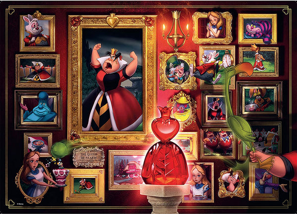 Ravensburger - Disney Villainous: Queen of Hearts Jigsaw Puzzle (1000 pieces)