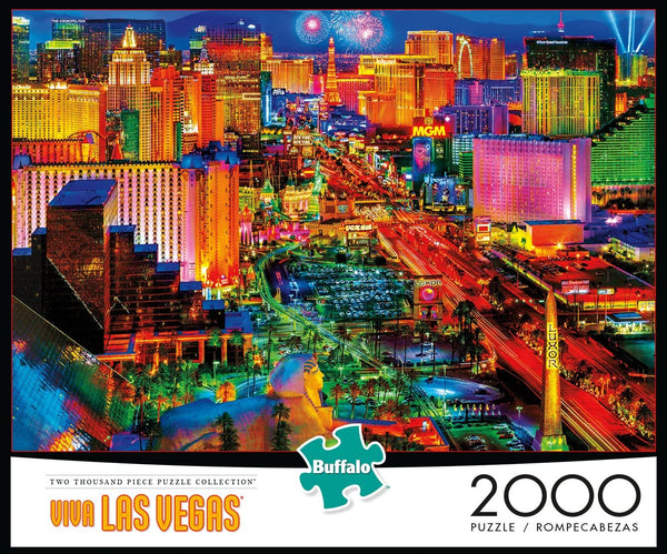 Buffalo Games - Viva Las Vegas - 2000 Piece Jigsaw Puzzle