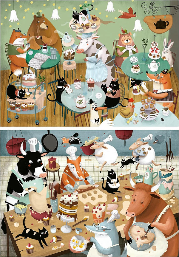 Educa - 2x48 Forest Tales Jigsaw Puzzle (96 Pieces)