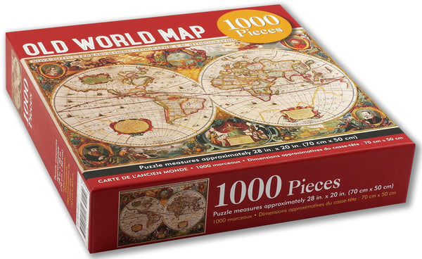 Peter Pauper Press - Old World Map Jigsaw Puzzle (1000 Pieces)