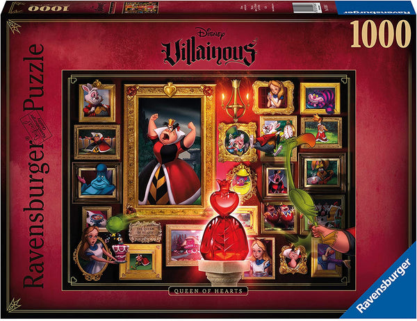 Ravensburger - Disney Villainous: Queen of Hearts Jigsaw Puzzle (1000 pieces)