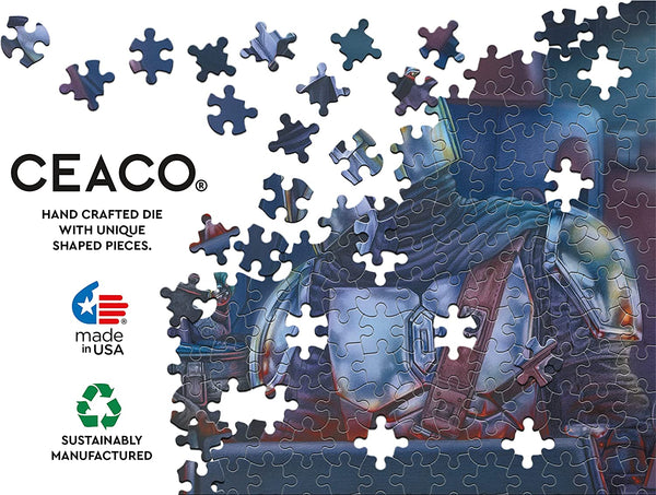 Ceaco - Kinkade Mandalorian 4 in 1 (4 x 500pc) Jigsaw Puzzle (2000 Pieces)