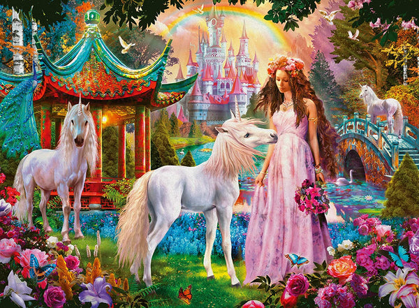 Ravensburger - Princess with Unicorn Jigsaw Puzzle (100 pieces) 136179