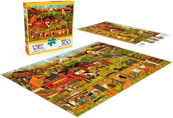Buffalo Games - Charles Wysocki - Blackbirds Roost at Mill Creek - 300 Large Piece Jigsaw Puzzle