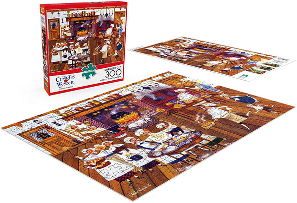 Buffalo Games - Charles Wysocki - Singing Piemakers - 300 Large Piece Jigsaw Puzzle