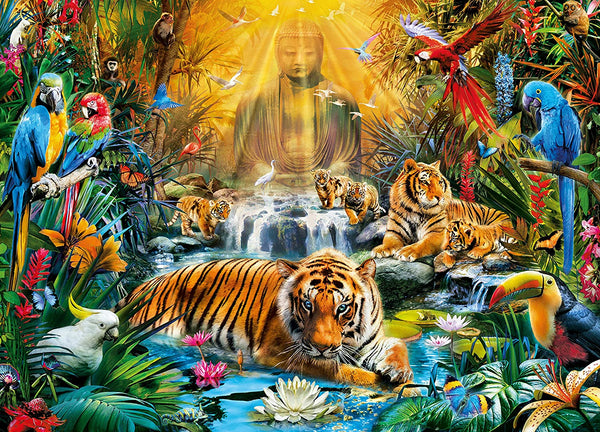 Clementoni - HQ Collection - Mystic Tigers - 1000 Piece Jigsaw Puzzle