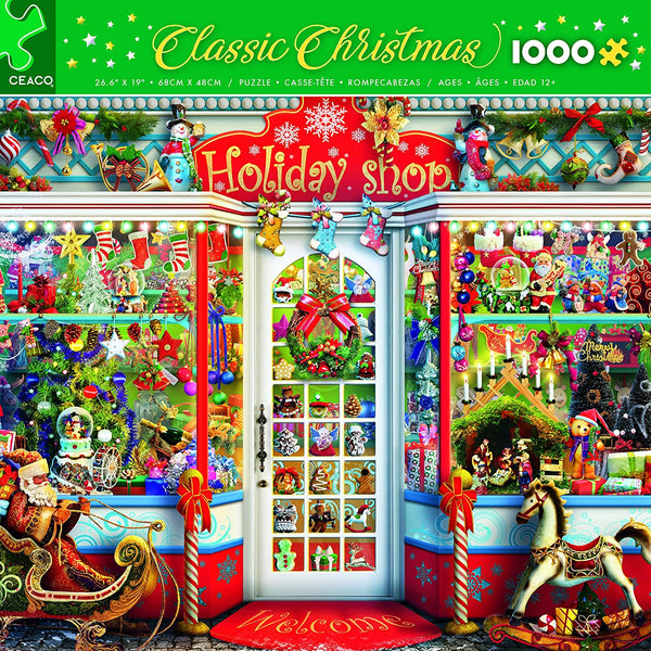 Ceaco - Classic Christmas - Holiday Shop Jigsaw Puzzle (1000 Pieces)