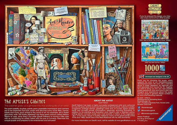 Ravensburger - The Artist's Cabinet 1000 Piece Jigsaw Puzzle