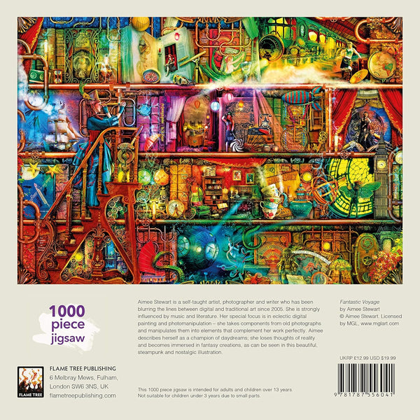Flame Tree Studio - Fantastic Voyage by Aimee Stewart Jigsaw Puzzle (1000 Pieces)