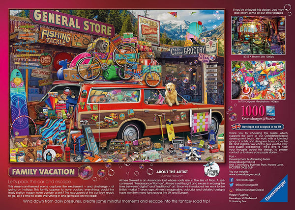 Ravensburger - Family Vacation by Aimee Stewart Jigsaw Puzzle (1000 Pieces)