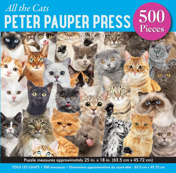 Peter Pauper Press - All The Cats Jigsaw Puzzle (500 Pieces)