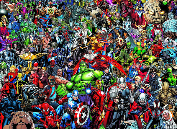 Clementoni - Marvel Impossible Jigsaw Puzzle (1000 Pieces)