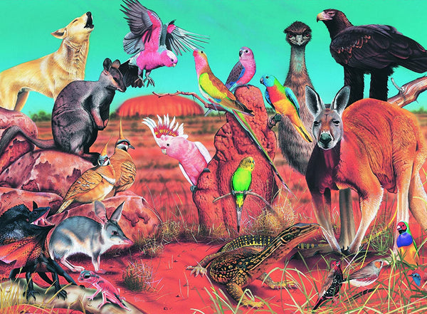 Blue Opal - Wild Australia The Outback Jigsaw Puzzle (100 Pieces)
