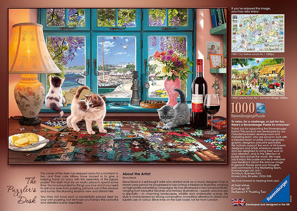 Ravensburger - The Puzzler's Desk Jigsaw Puzzle by Steve Read (1000 pieces)