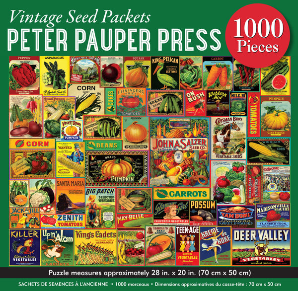 Peter Pauper Press - Vintage Seed Packets Jigsaw Puzzle (1000 Pieces)