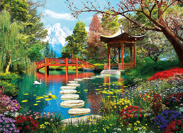 Clementoni - High Quality - Fuji Garden Jigsaw Puzzle (1000 pieces) 39513
