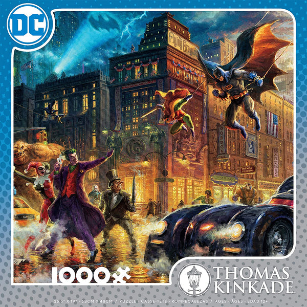 Ceaco Thomas Kinkade - DC Comics - Gotham City Puzzle - 1000 Pieces