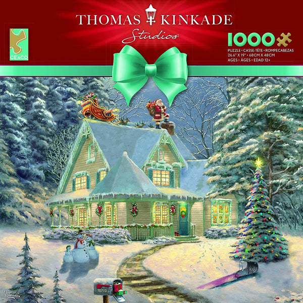 Ceaco - Holiday Midnight Delivery by Thomas Kinkade Jigsaw Puzzle (1000 Pieces)