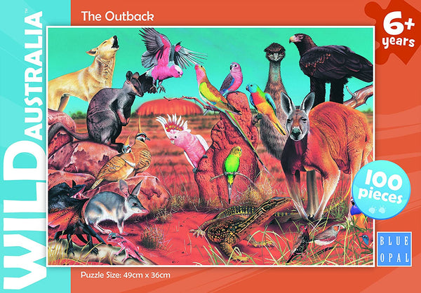 Blue Opal - Wild Australia The Outback Jigsaw Puzzle (100 Pieces)