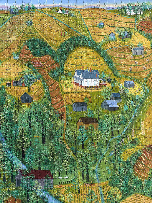 Pomegranate - My Parents' Farm by Mattie Lou O'kelley Jigsaw Puzzle (500 Pieces)