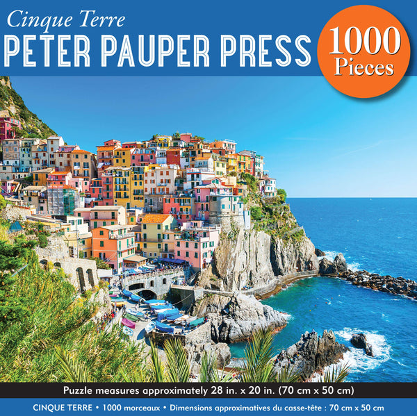Peter Pauper Press - Cinque Terre Jigsaw Puzzle (1000 Pieces)