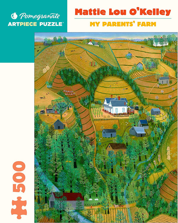 Pomegranate - My Parents' Farm by Mattie Lou O'kelley Jigsaw Puzzle (500 Pieces)