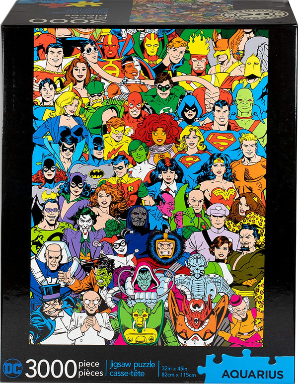 Aquarius DC Comics Line Up 3000 Piece Jigsaw Puzzle