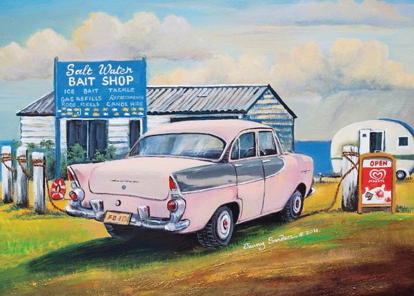 Blue Opal - Salt Water Bait Shop by Jenny Sanders Jigsaw Puzzle (1000 Pieces) - BL02077C