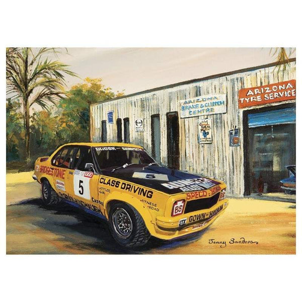 Blue Opal - Just Brocky No 5 - 1000 piece Jigsaw Puzzle by Jenny Sanders