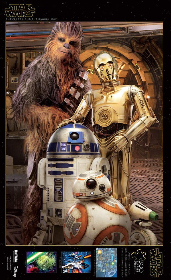 Buffalo Games Star Wars - Chewbacca & The Droids - 300 Piece Jigsaw Puzzle