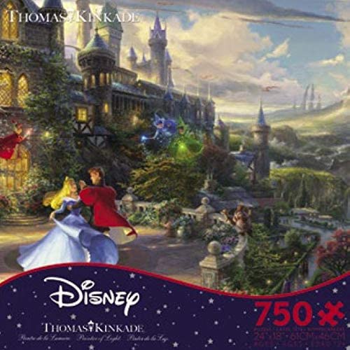 Ceaco Thomas Kinkade The Disney Dreams Collection: Sleeping Beauty Enchanting Puzzle 750 pieces