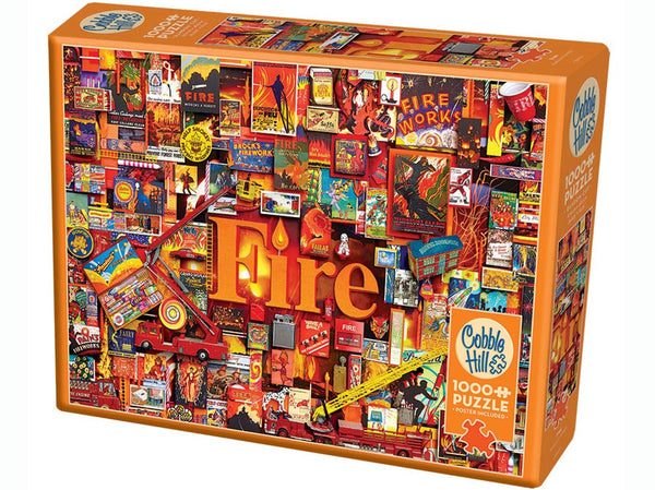 Cobble Hill - Fire by Shelley Davies Jigsaw Puzzle (1000 Pieces)