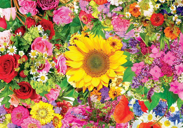 Kodak Premium Puzzles - Colourful Flower Bed 1500 piece