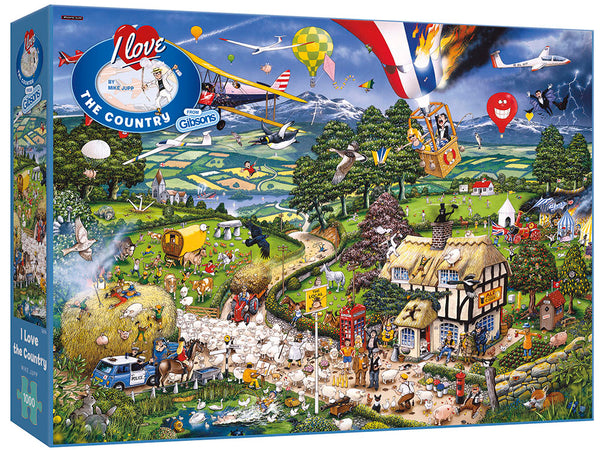 Gibsons - I Love The Country by Mike Jupp Jigsaw Puzzle (1000 Pieces)