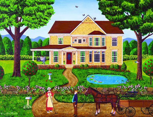 Masterpieces Puzzle 12 Pack Folk Art 12 Pack Bundle Puzzles (100 x4, 300 x4 & 500 x4)