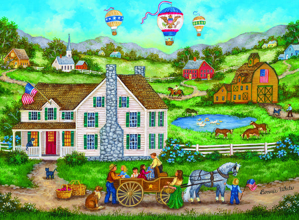 Masterpieces Puzzle 12 Pack Folk Art 12 Pack Bundle Puzzles (100 x4, 300 x4 & 500 x4)