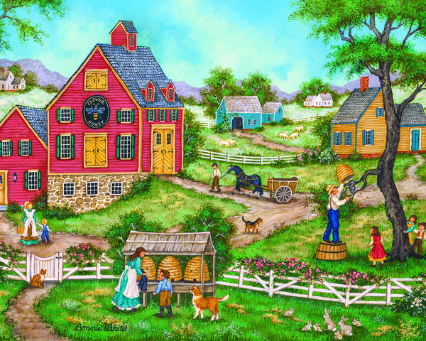 Masterpieces Puzzle 12 Pack Folk Art 12 Pack Bundle Puzzles (100 x4, 300 x4 & 500 x4)