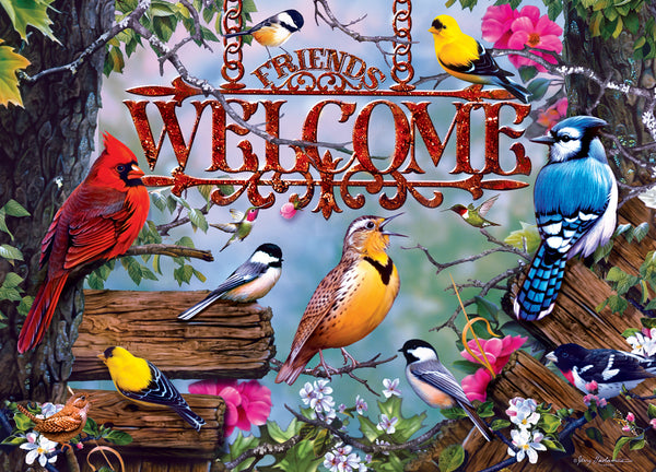 Masterpieces Puzzle Audubon Perched Puzzle 1,000 pieces