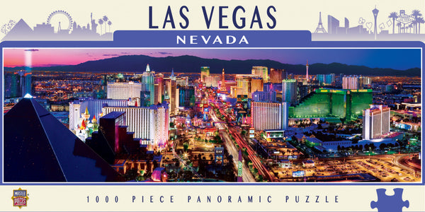 Masterpieces Puzzle City Panoramic Las Vegas Puzzle 1,000 pieces