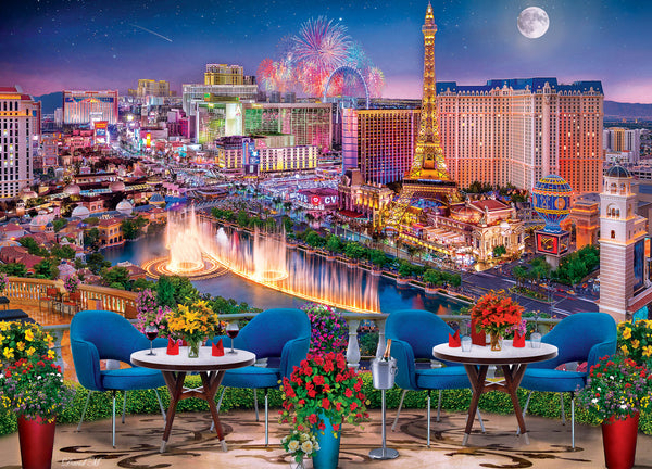 Masterpieces Puzzle Colorscapes Las Vegas Living Puzzle 1,000 pieces
