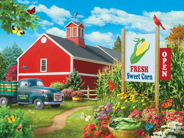 Masterpieces - Farmers Market Country Heaven Jigsaw Puzzle (750 Pieces)