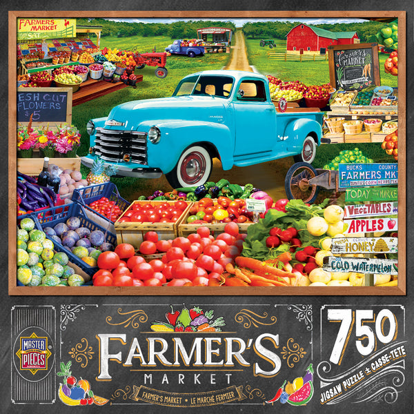 Masterpieces - Farmers Market Locally Grown Jigsaw Puzzle (750 Pieces)