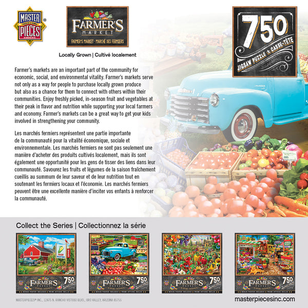 Masterpieces - Farmers Market Locally Grown Jigsaw Puzzle (750 Pieces)