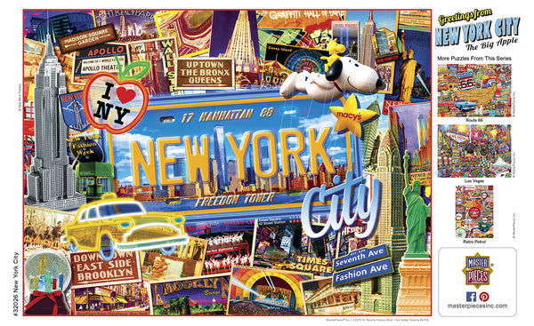 Masterpieces - Greetings from New York Jigsaw Puzzle (550 Pieces)