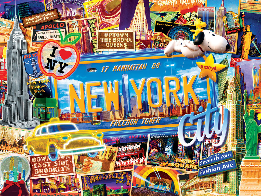 Jigsaw Puzzle - NYC: Brooklyn Bridge and Manhattan - 2000 Pieces