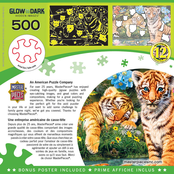 Masterpieces - Hidden Image Glow A Watchful Eye Jigsaw Puzzle (500 Pieces)